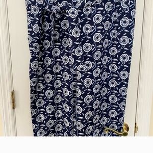Ann Taylor Blue and White  Pants XL NWT